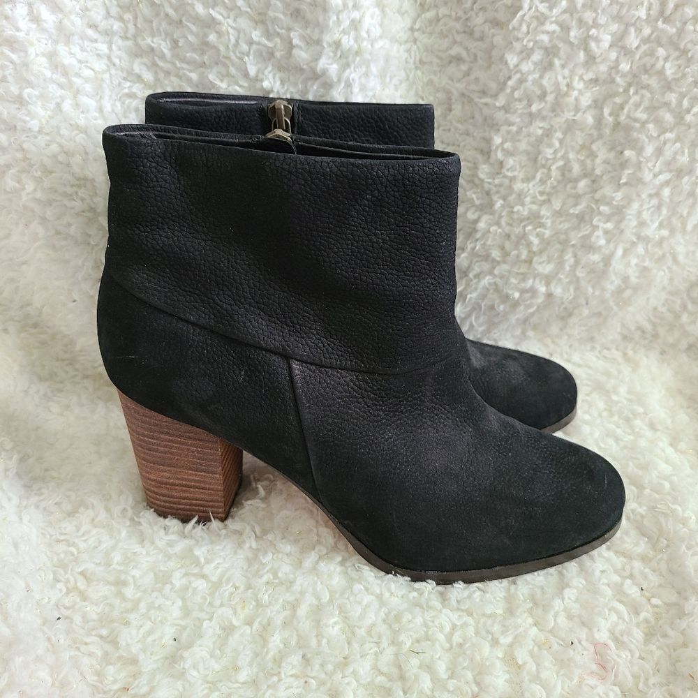 Cole Haan Cassidy Black Leather Booties‎